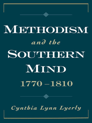 cover image of Methodism and the Southern Mind, 1770-1810